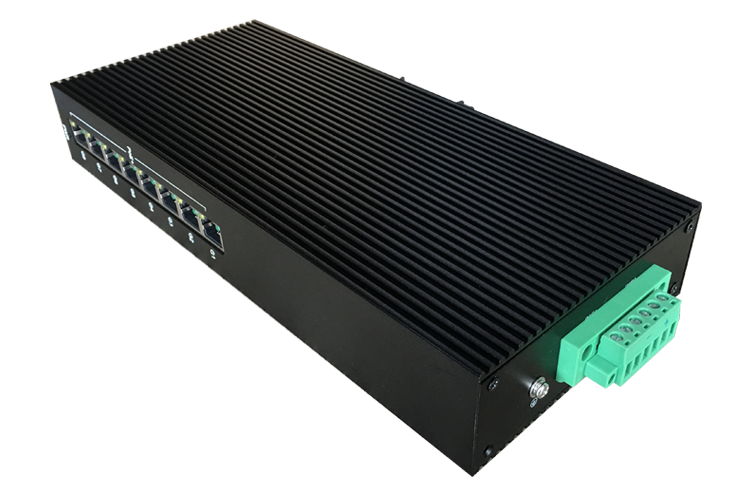 Custom low-voltage Gigabit 8 Industrial POE Switch